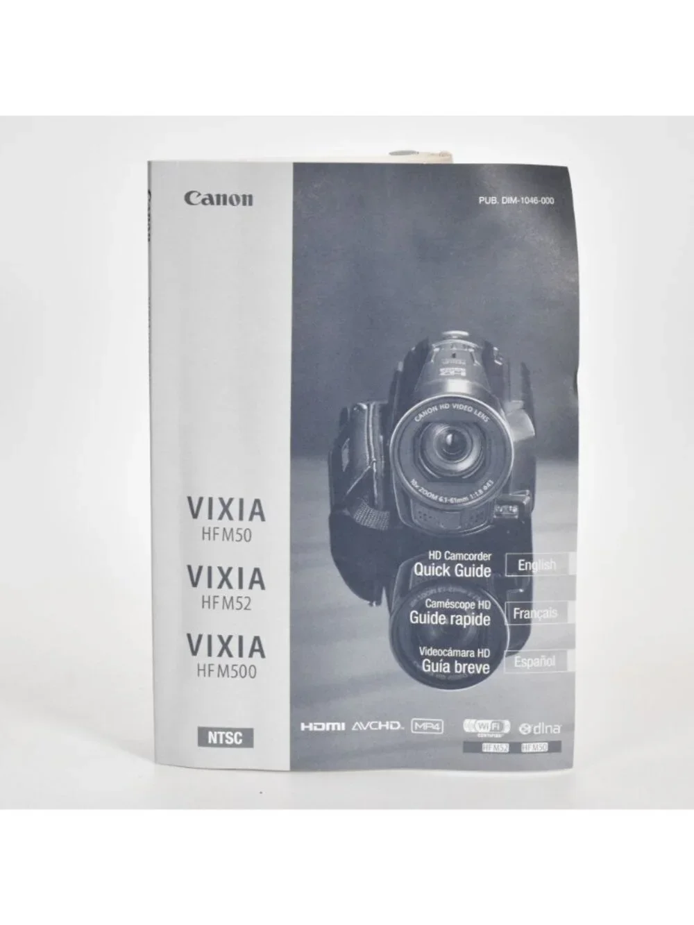 Canon VIXIA HF M50 HD Camcorder 10x Opt Zoom 8GB Internal Memory 16GB SD MINT
